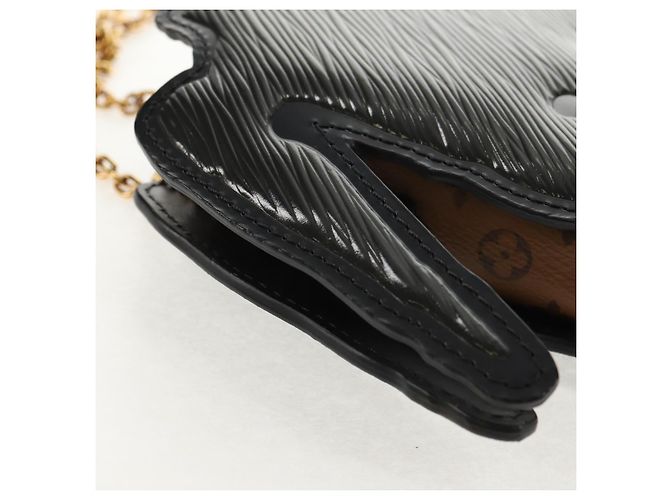 LOUIS VUITTON Pochette Borsa Monogram Reverse Testa di Cane Grigia M53171 LV Auth 139199SM Marrone - vista 21