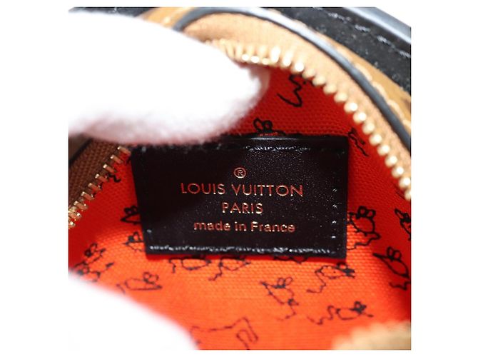 LOUIS VUITTON Pochette Borsa Monogram Reverse Testa di Cane Grigia M53171 LV Auth 139199SM Marrone - vista 22