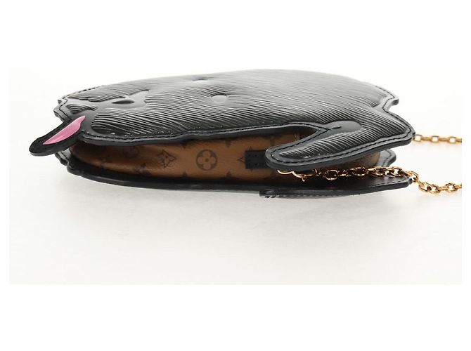 LOUIS VUITTON Pochette Borsa Monogram Reverse Testa di Cane Grigia M53171 LV Auth 139199SM Marrone - vista 3