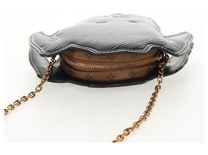 LOUIS VUITTON Pochette Borsa Monogram Reverse Testa di Cane Grigia M53171 LV Auth 139199SM Marrone - vista 6