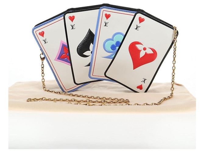 LOUIS VUITTON Monogram Game On Portefeuille Zoe Sac Blanc M80226 LV Auth 143515SM - vue 12