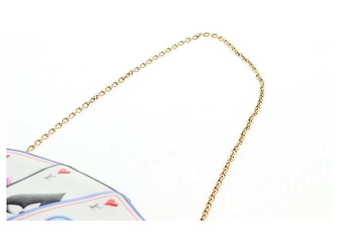 LOUIS VUITTON Monogram Game On Portefeuille Zoe Sac Blanc M80226 LV Auth 143515SM - vue 14