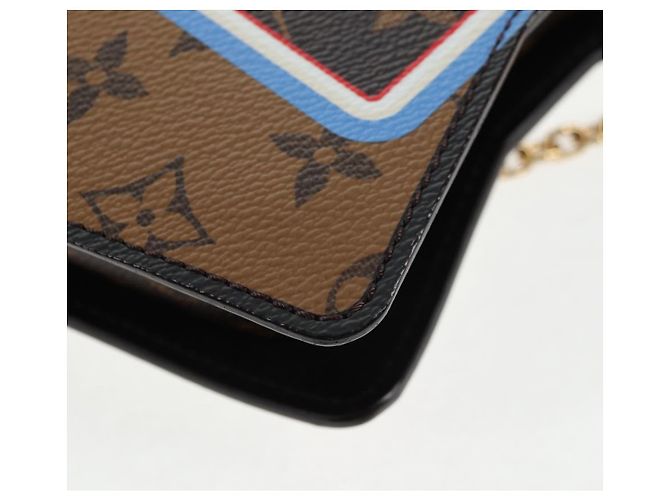 LOUIS VUITTON Monogram Game On Portefeuille Zoe Sac Blanc M80226 LV Auth 143515SM - vue 17