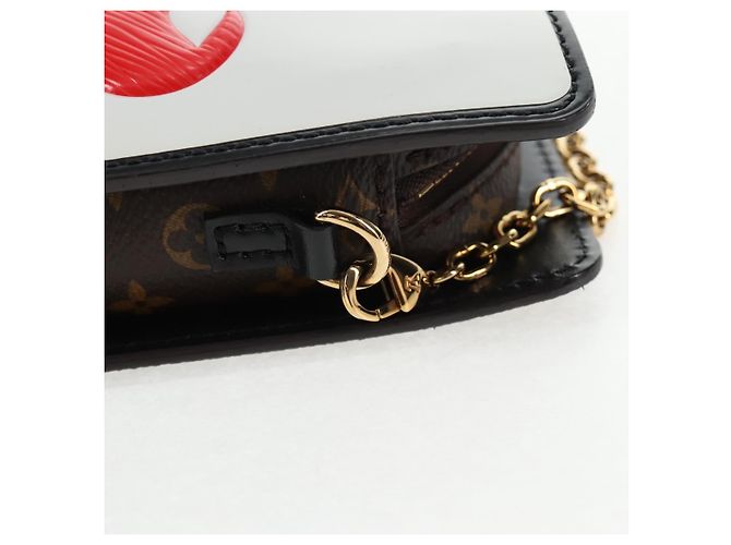 LOUIS VUITTON Monogram Game On Portefeuille Zoe Sac Blanc M80226 LV Auth 143515SM - vue 9
