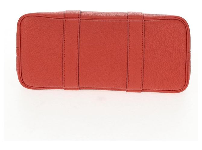 Hermès HERMES Borsa a Mano Garden Party TPM Pelle Arancione Argento Auth 139049SM - vista 5