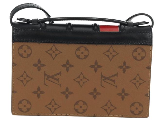 LOUIS VUITTON Monogram Reverse Portafoglio Libro Con Catena Borsa M81830 LV Auth 140001SAM Monogramma - vista 13