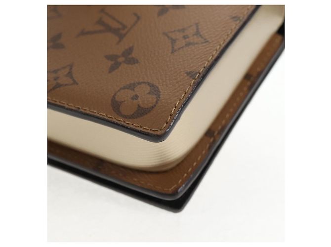 LOUIS VUITTON Monogram Reverse Portafoglio Libro Con Catena Borsa M81830 LV Auth 140001SAM Monogramma - vista 17
