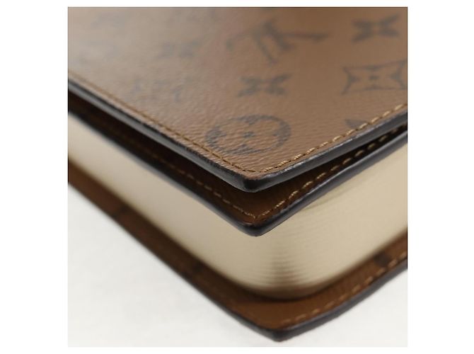 LOUIS VUITTON Monogram Reverse Portafoglio Libro Con Catena Borsa M81830 LV Auth 140001SAM Monogramma - vista 19