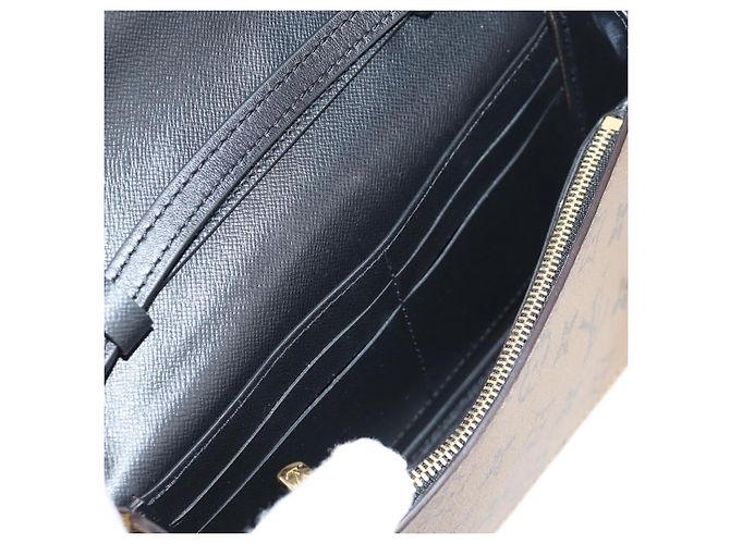 LOUIS VUITTON Monogram Reverse Portafoglio Libro Con Catena Borsa M81830 LV Auth 140001SAM Monogramma - vista 24