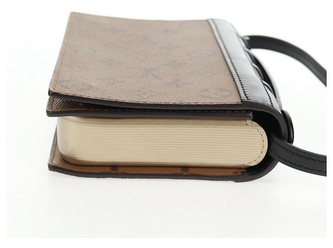 LOUIS VUITTON Monogram Reverse Portafoglio Libro Con Catena Borsa M81830 LV Auth 140001SAM Monogramma - vista 4