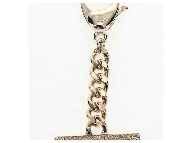 Llave CHANEL de metal dorado CC Auth 139035SAM - vista 8