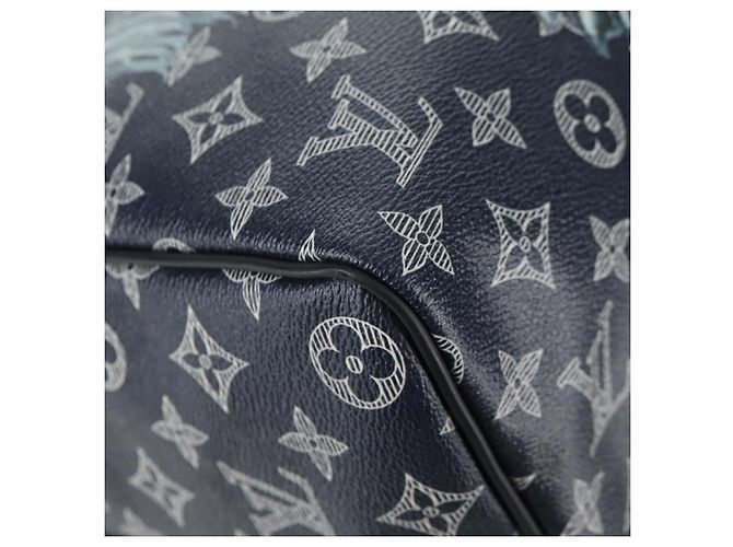 LOUIS VUITTON Monogram Savanna Keepall Bandouliere 45 Borsa M54129 LV Auth 137148SM Monogramma - vista 14