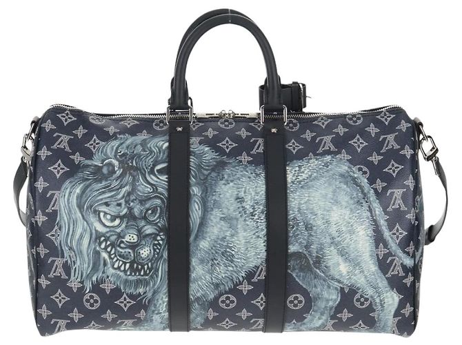 LOUIS VUITTON Monogram Savanna Keepall Bandouliere 45 Borsa M54129 LV Auth 137148SM Monogramma - vista 2