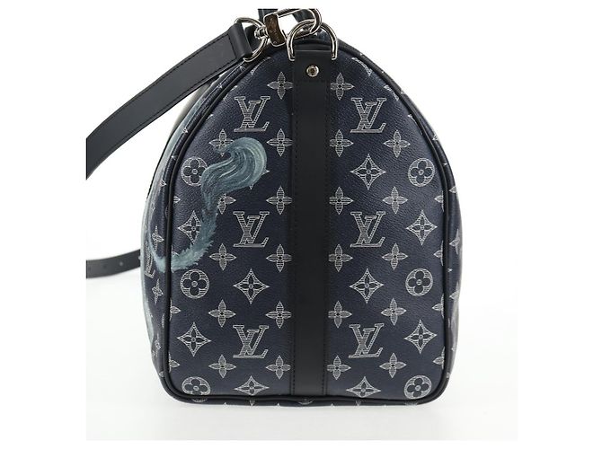 LOUIS VUITTON Monogram Savanna Keepall Bandouliere 45 Borsa M54129 LV Auth 137148SM Monogramma - vista 3