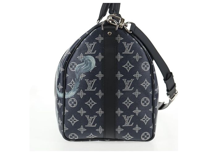 LOUIS VUITTON Monogram Savanna Keepall Bandouliere 45 Borsa M54129 LV Auth 137148SM Monogramma - vista 4