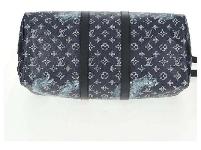 LOUIS VUITTON Monogram Savanna Keepall Bandouliere 45 Borsa M54129 LV Auth 137148SM Monogramma - vista 5