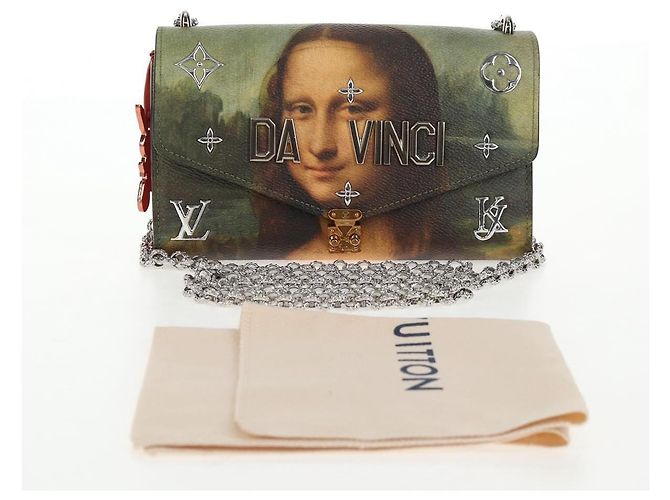 LOUIS VUITTON Masters Collection Pochette Chain Bag Rosa M64626 LV Auth 128935SM Monogramma - vista 12