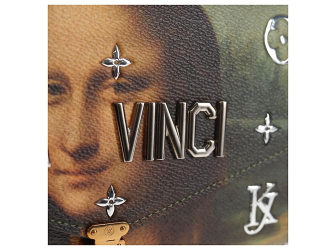 LOUIS VUITTON Masters Collection Pochette Chain Bag Rosa M64626 LV Auth 128935SM Monogramma - vista 20