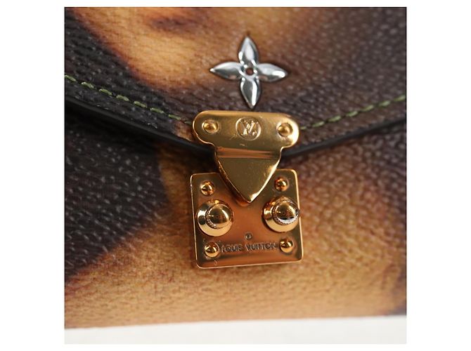 LOUIS VUITTON Masters Collection Pochette Chain Bag Rosa M64626 LV Auth 128935SM Monogramma - vista 21