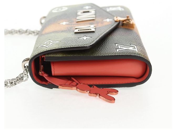 LOUIS VUITTON Masters Collection Pochette Chain Bag Rosa M64626 LV Auth 128935SM Monogramma - vista 3
