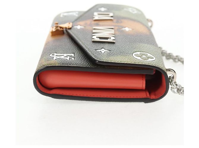 LOUIS VUITTON Masters Collection Pochette Chain Bag Rosa M64626 LV Auth 128935SM Monogramma - vista 4