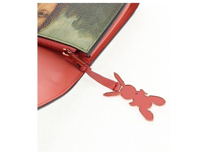 LOUIS VUITTON Masters Collection Pochette Chain Bag Rosa M64626 LV Auth 128935SM Monogramma - vista 9