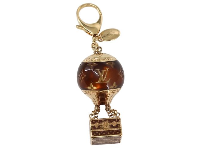 LOUIS VUITTON BijouxSac Montgolfier Charm metallo Oro M66370 LV Auth 145064SAM D'oro - vista 13