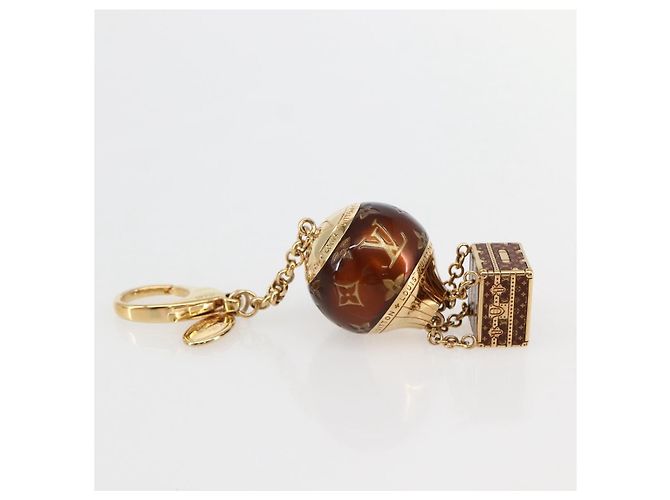 LOUIS VUITTON BijouxSac Montgolfier Charm metallo Oro M66370 LV Auth 145064SAM D'oro - vista 3