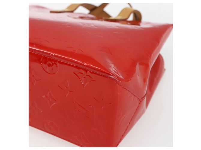 LOUIS VUITTON Bolso de Mano Monogram Vernis Reade PM Rojo M91088 Auth LV 170927 Roja - vista 10