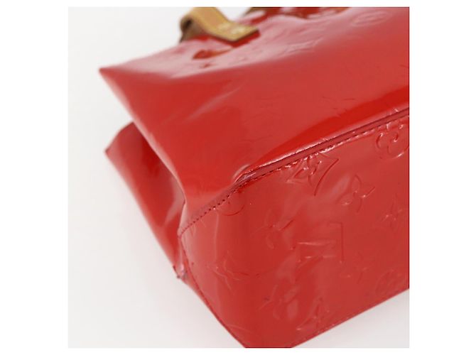 LOUIS VUITTON Bolso de Mano Monogram Vernis Reade PM Rojo M91088 Auth LV 170927 Roja - vista 11