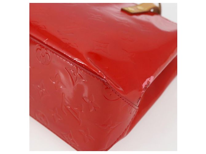 LOUIS VUITTON Bolso de Mano Monogram Vernis Reade PM Rojo M91088 Auth LV 170927 Roja - vista 12