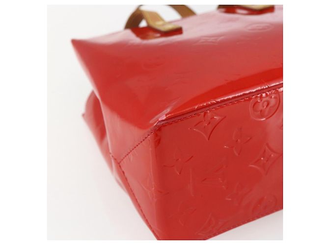 LOUIS VUITTON Bolso de Mano Monogram Vernis Reade PM Rojo M91088 Auth LV 170927 Roja - vista 13