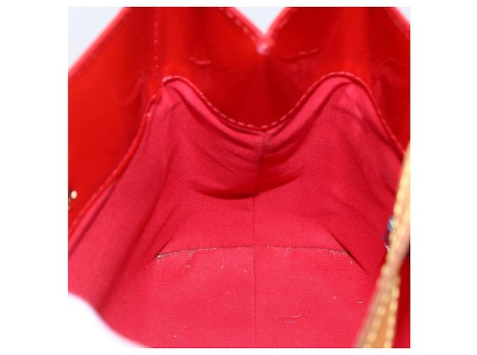 LOUIS VUITTON Bolso de Mano Monogram Vernis Reade PM Rojo M91088 Auth LV 170927 Roja - vista 17