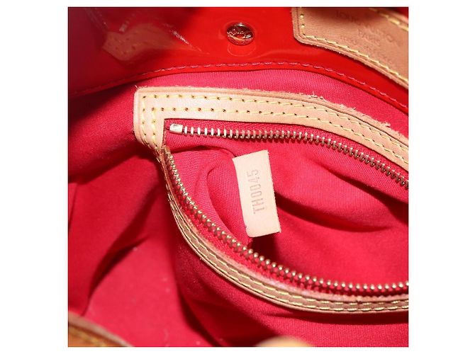 LOUIS VUITTON Bolso de Mano Monogram Vernis Reade PM Rojo M91088 Auth LV 170927 Roja - vista 20