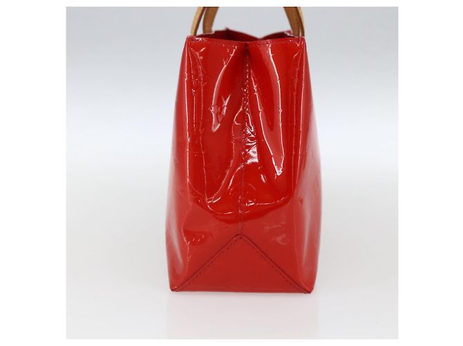 LOUIS VUITTON Bolso de Mano Monogram Vernis Reade PM Rojo M91088 Auth LV 170927 Roja - vista 5