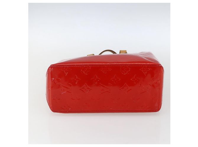 LOUIS VUITTON Bolso de Mano Monogram Vernis Reade PM Rojo M91088 Auth LV 170927 Roja - vista 9