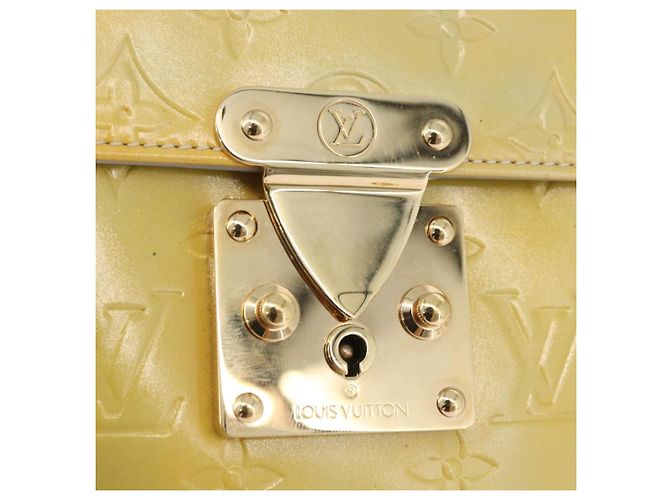 LOUIS VUITTON Borsa a mano Spring Street Monogram Vernis Grigio M91029 LV Auth gh1868 - vista 18