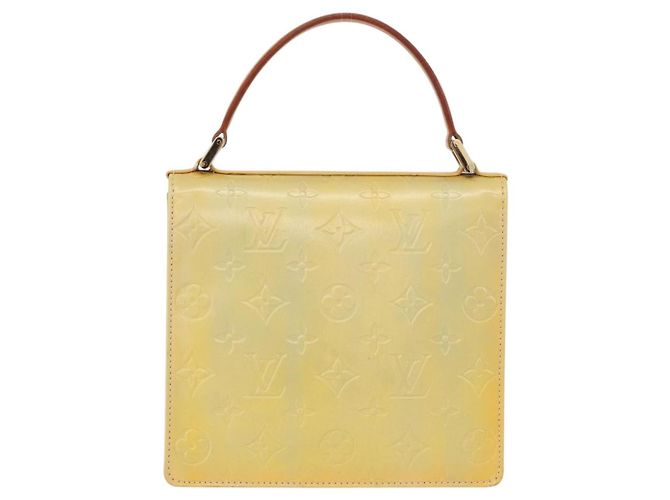 LOUIS VUITTON Borsa a mano Spring Street Monogram Vernis Grigio M91029 LV Auth gh1868 - vista 2