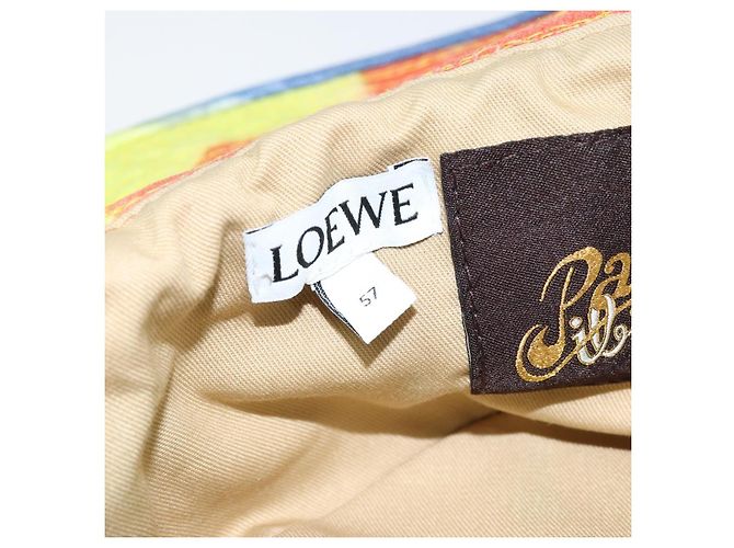 Cappello LOEWE in cotone Multicolore Auth AMZ141A - vista 10