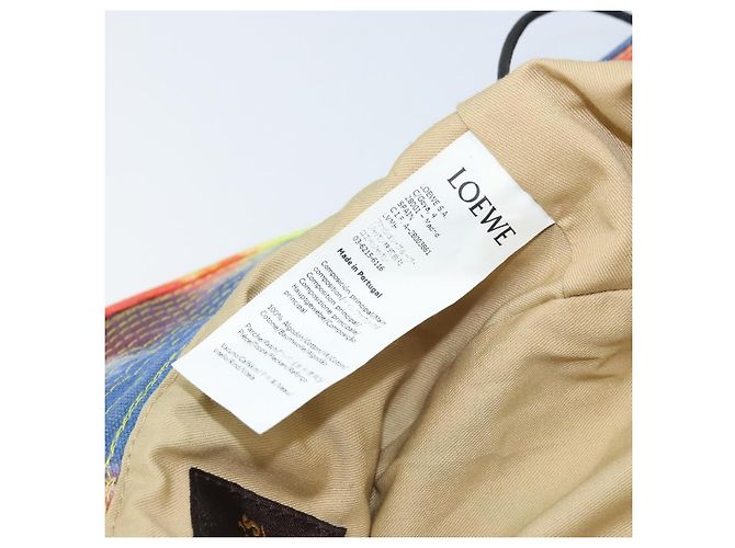 Cappello LOEWE in cotone Multicolore Auth AMZ141A - vista 12