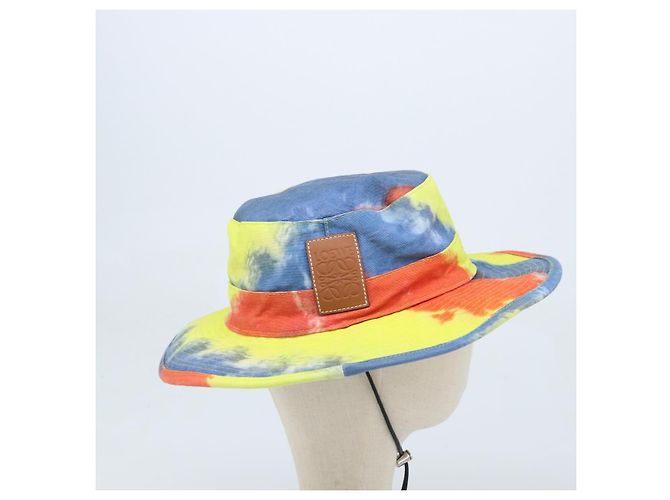 Cappello LOEWE in cotone Multicolore Auth AMZ141A - vista 4