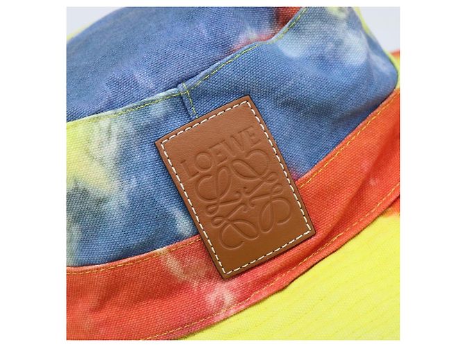 Cappello LOEWE in cotone Multicolore Auth AMZ141A - vista 5