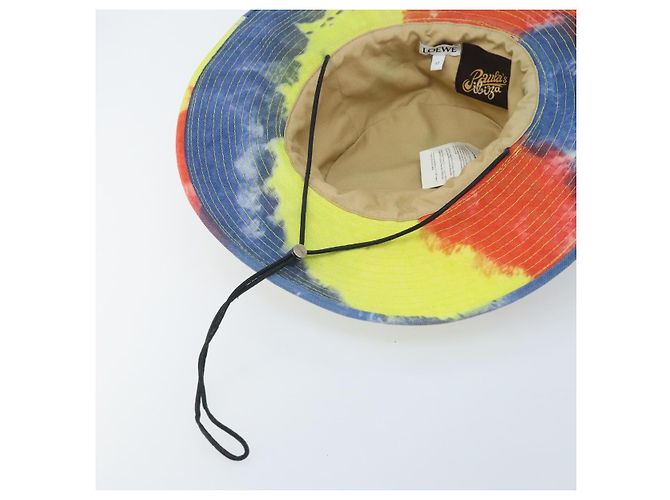 Cappello LOEWE in cotone Multicolore Auth AMZ141A - vista 7
