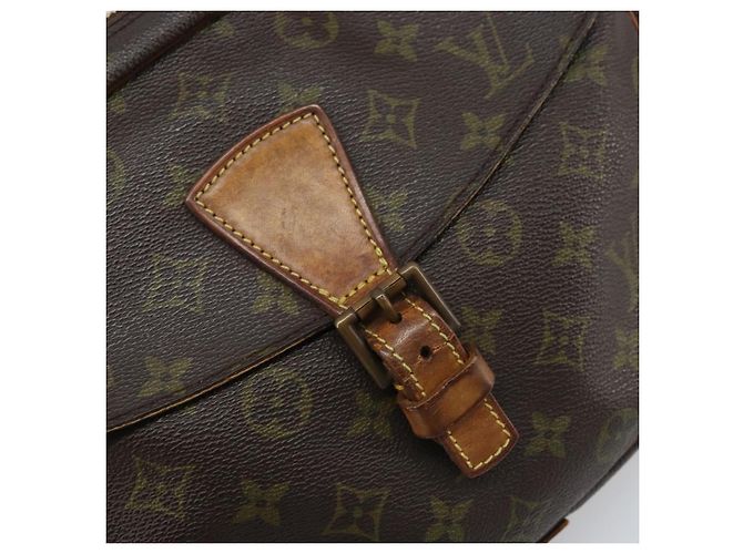 LOUIS VUITTON Borsa a Spalla Monogram Jeune Fille GM M51225 LV Auth ti3805 Monogramma - vista 18