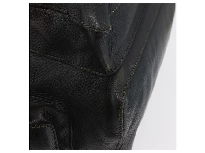 Mochila de couro caqui Valentino Auth bs33924 - vista 16