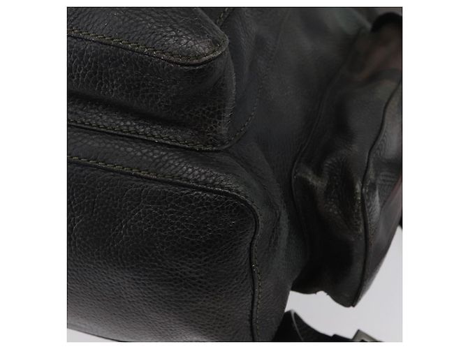 Mochila de couro caqui Valentino Auth bs33924 - vista 17