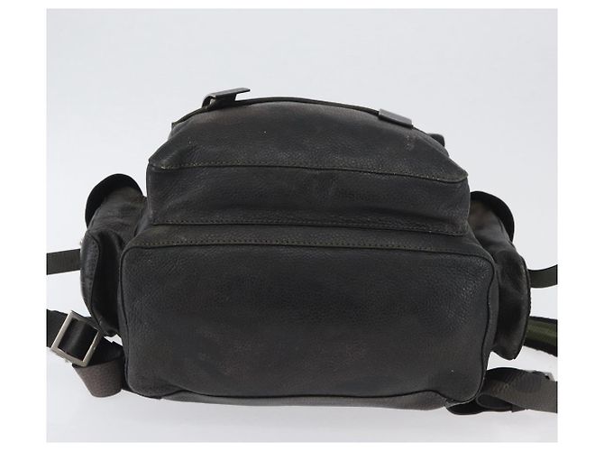 Mochila de couro caqui Valentino Auth bs33924 - vista 5