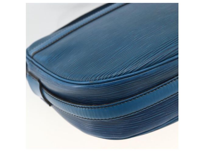 LOUIS VUITTON Borsa a Spalla Epi Jeune Fille MM Blu Toledo M52155 LV Auth AMZ361 - vista 17