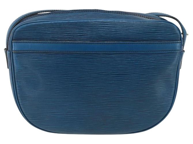 LOUIS VUITTON Borsa a Spalla Epi Jeune Fille MM Blu Toledo M52155 LV Auth AMZ361 - vista 2