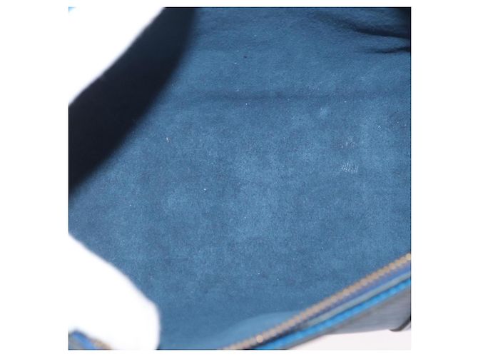 LOUIS VUITTON Borsa a Mano Epi Soufflot Blu M52225 LV Auth AMZ050A - vista 11